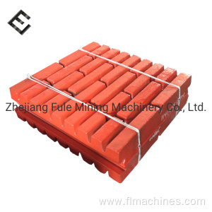 Manganese Fixed Steel Jaw Plate of Jaw Crusher